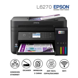 Impresora Epson Impresión Duplex Conexion Red Ecotank L6270