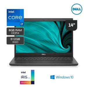 Laptop Dell Latitude 3420 Intel Core i7-1165G7 512GB SSD 8GB RAM 14" FHD