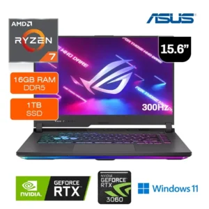 Laptop Gamer Asus ROG G513RM DS71-CA, Ryzen 7, 1TB SSD, 16GB DDR5, Video RTX 3060 6GB
