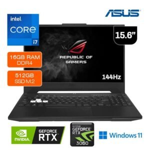 Laptop Gamer Asus TUF, Intel Core i7-12650H, 512GB SSD, 16GB RAM, RTX 3060