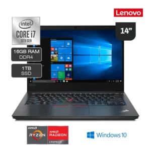 Laptop Lenovo ThinkPad E14 Intel Core i7-10510U 1TB HDD 16GB RAM 14" FHD