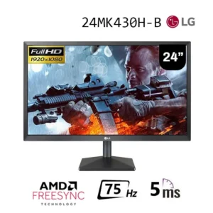 Monitor LG 24" FHD 75Hz HDMI VGA 24MK430H-B