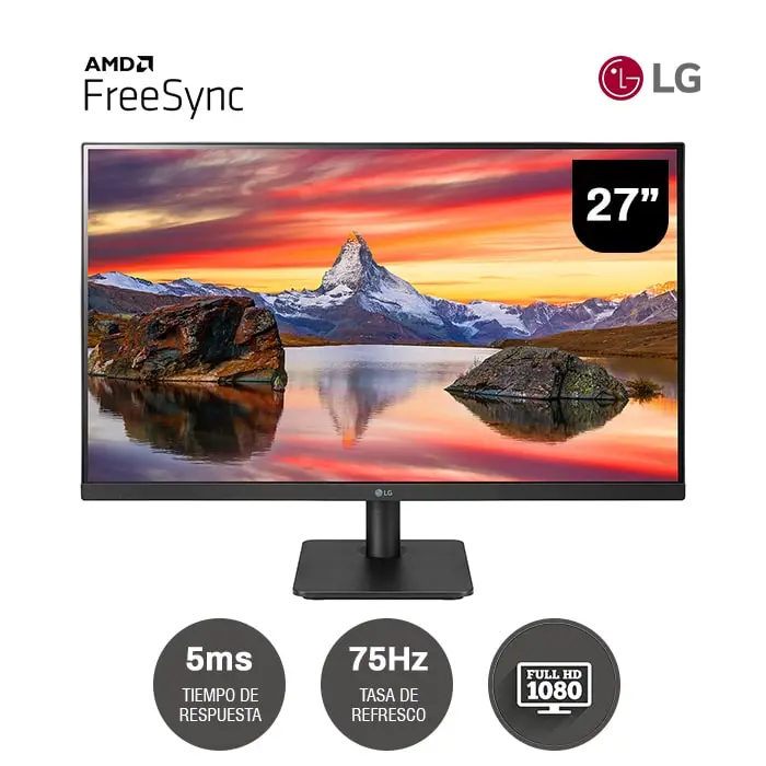 Monitor Lg 27 Full HD 1920x1080 IPS AMD FreeSync - Electro A