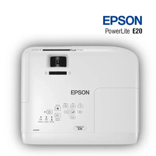 proyector epson powerlite e20 de 3800 lúmenes