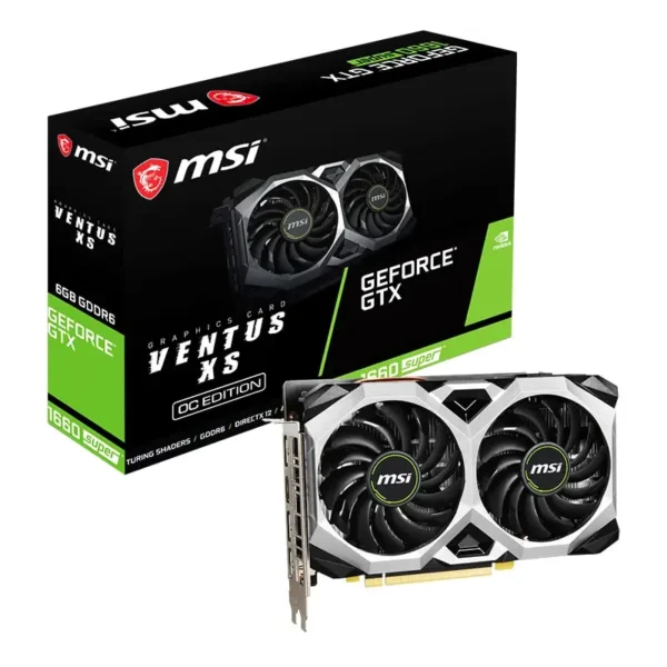 Tarjeta de Video MSI GeForce GTX 1660 6GB GDDR6 Super Ventus XS OC