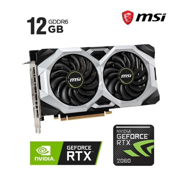 Tarjeta de Video MSI GeForce RTX 2060 12GB GDDR6 Ventus OC