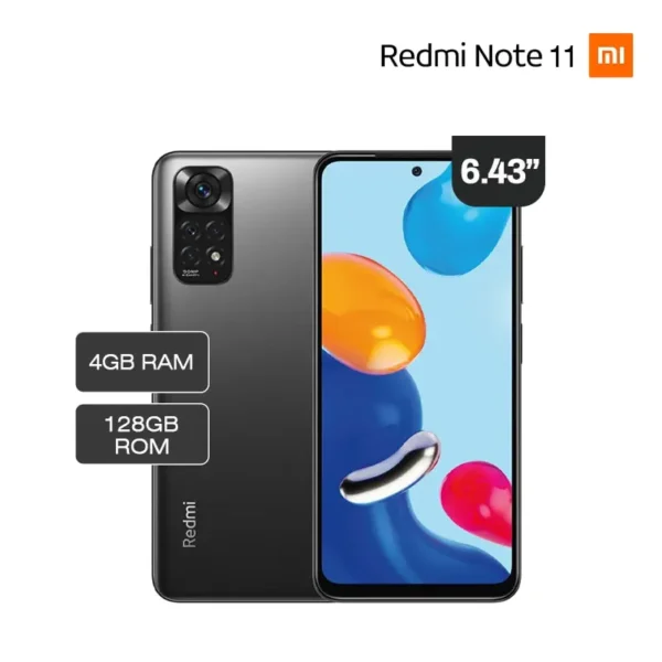 Xiaomi Redmi Note 11 Graphite Gray, 4GB RAM, 128GB ROM - Electro A