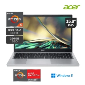 Laptop Acer Aspire 3 A315-24P-R42P Ryzen 5 7520U 256GB SSD 8GB RAM 15.6" Full HD