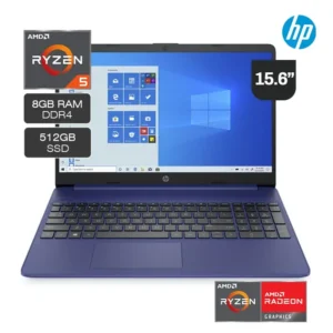 Laptop HP 15-ef1012la Ryzen 5-4500U 256GB SSD 8GB RAM 15.6" HD