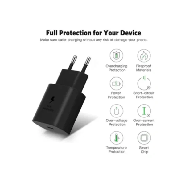 Cargador Samsung 25W Tipo USB-C Original Adaptador
