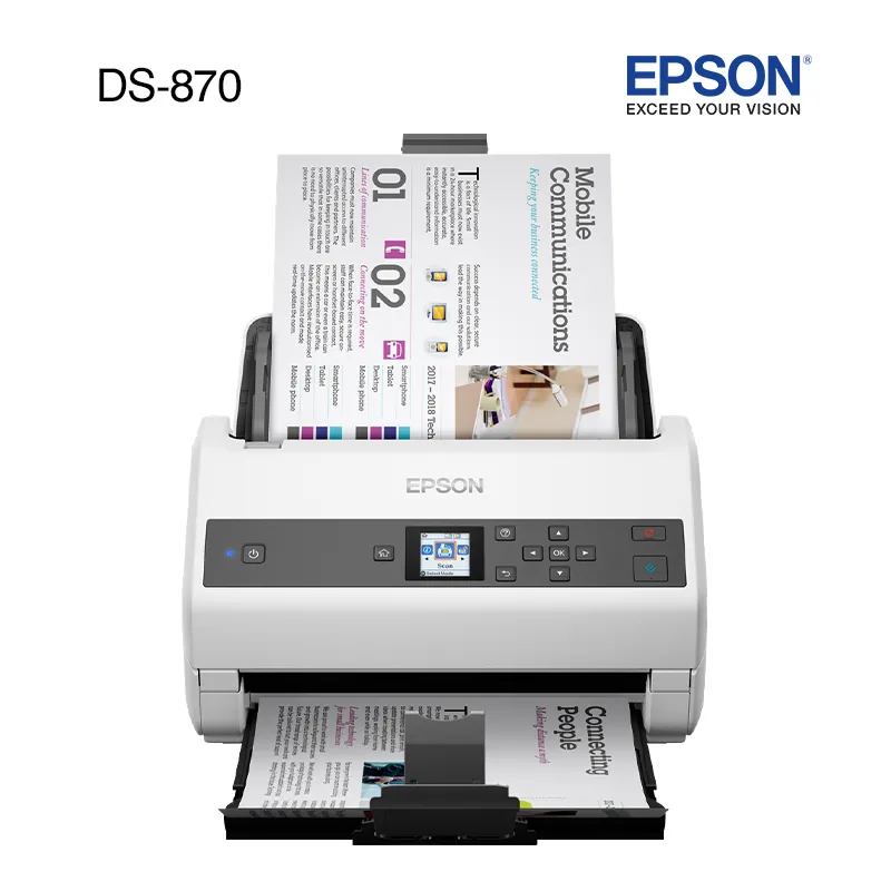 Respectivamente Tutor paralelo Escaner de Documentos Epson DS-870 A4 65ppm ADF USB - Electro A