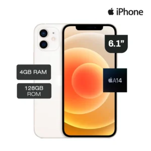 IPhone 12 Chip A14 Bionic 128GB 4GB RAM Cámara Principal 12MP