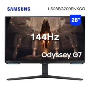 Monitor Gamer Samsung 28" Odyssey G7 LS28BG700 3840 x 2160 UHD 1ms 144Hz