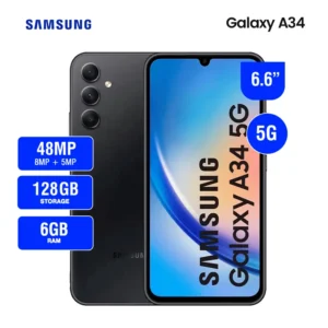 Celular Samsung Galaxy A34 5G Memoria RAM 6GB Storage 128GB