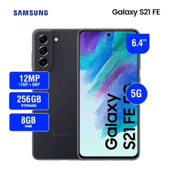 Celular Samsung Galaxy S21 FE 5G Memoria RAM 8GB Storage 256GB Octa-Core