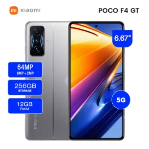 Celular Xiaomi Poco F4 GT 256GB Storage 8GB RAM 6.67" AMOLED Cámara 20MP Sony 5G