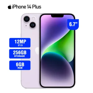 Iphone 14 Plus Memoria RAM 6GB Storage 256GB Pantalla OLED 6.7" Super Retina XDR