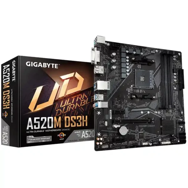 Placa Madre GigaByte A520M DS3H AMD Ryzen DDR4 M-ATX