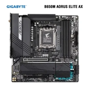 Placa Madre Gigabyte B650M AORUS ELITE AX AMD RYZEN 7000 DDR5 Wi-Fi