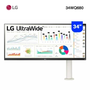 Monitor LG 34WQ680 34" WFHD Panel IPS UltraWide