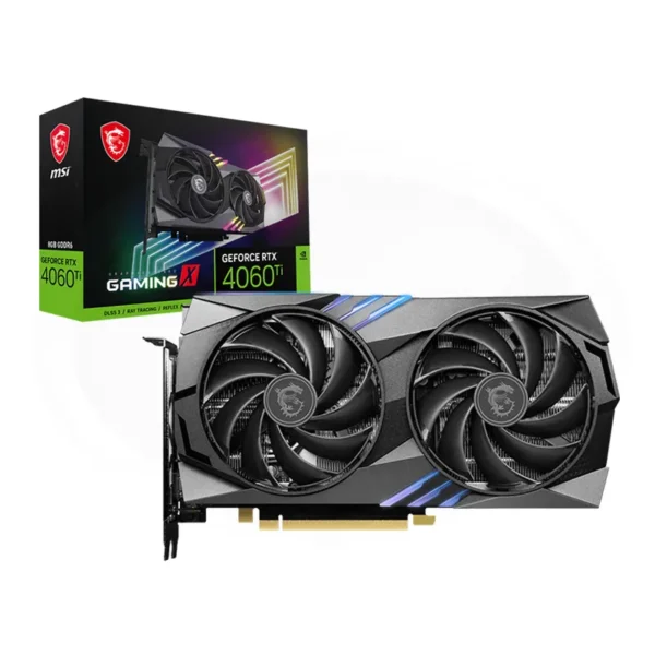 Tarjeta de Video MSI RTX 4060Ti 8GB GDDR6 128Bits Gaming X