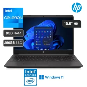 Laptop HP 250 G9 Celeron N4500 8GB RAM 256GB SSD 15.6" HD