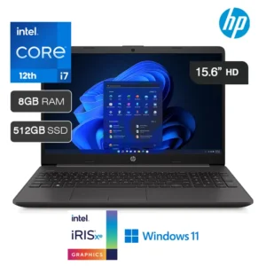 laptop hp 250 g9 intel core i7-1225u