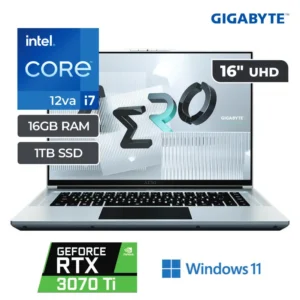 Laptop Gamer Gigabyte AERO 16 Intel Core i7-12700H 16GB 1TB SSD RTX 3070Ti 8GB 16" UHD