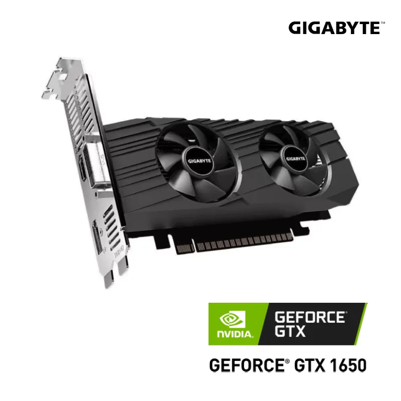 Tarjeta de Video Gigabyte GeForce GTX 1650 OC Low Profile 4GB GDDR5