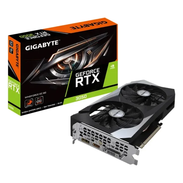 Tarjeta de Video Gigabyte Geforce RTX 3050 WINDFORCE OC 8G