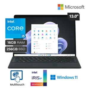Laptop Microsoft Surface Pro 9 Intel Core i5 12th Gen 16GB RAM 256GB SSD 13" Multi Touch