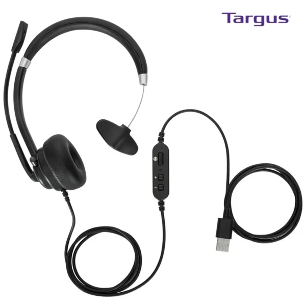 Audifono con microfono Targus AEH101 USB mono on-ear