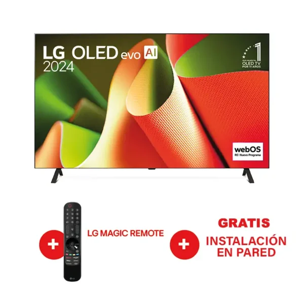Televisor LG OLED UHD 77 pulgadas 4K con ThinQ AI