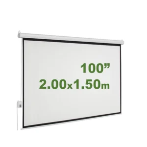 Ecran eléctrico 100" formato 16:9 techo pared