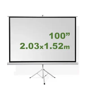 Ecran con trípode 100" formato 4:9 metálico