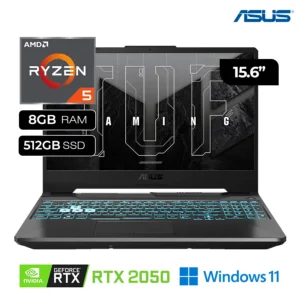 Laptop Gamer ASUS TUF A15 FA506NF Ryzen 5 7535HS RAM 8GB Disco SSD 512GB RTX 2050 15.6" FHD