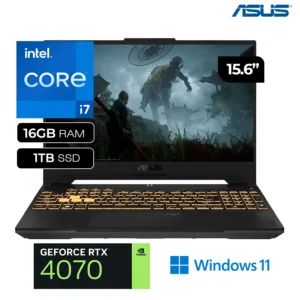 Laptop Gamer ASUS TUF F15 FX507VI Intel Core i7-13620H RAM 16GB SSD 1TB RTX 4070 15.6" FHD