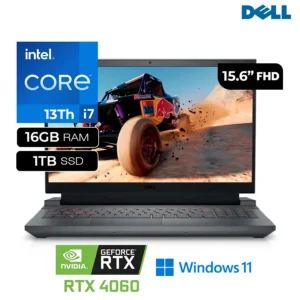 Laptop Gamer DELL G15 G5530 Intel Core i7-13650HX RAM 16GB Disco SSD 1TB RTX 4060 15.6" FHD