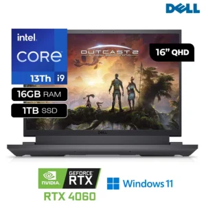 Laptop Gamer Dell G16 G7630-BTO Intel Core i9-13900HX RAM 16GB Disco SSD 1TB RTX 4060 16" QHD