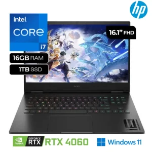Laptop Gamer HP OMEN 16-WD0073DX Intel Core i7-13620H RAM 16GB Disco SSD 1TB RTX 4060 16" FHD