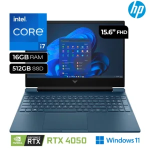 Laptop Gamer HP VICTUS 15-FA1163DX Intel Core i7-12650H RAM 16GB Disco SSD 512GB RTX 4050 15.6" FHD