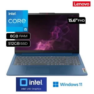 Laptop Lenovo IdeaPad Slim 3 15IAH8 Intel Core i5-12450H RAM 8GB SSD 512GB 15.6" FHD
