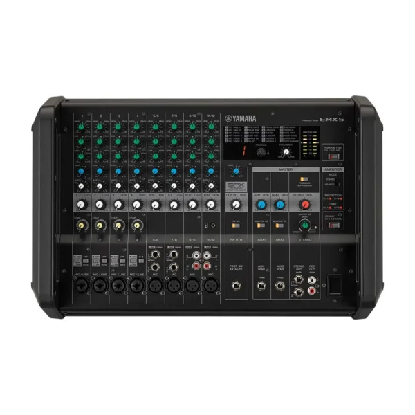 Mezclador Autoamplificado Yamaha EMX5 de 12 Canales y 1260W