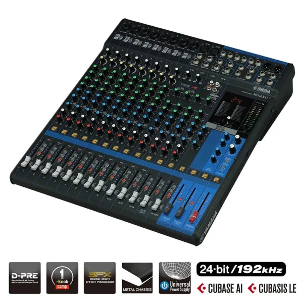Mezclador 16 Canales Yamaha MG16XU con USB y FX