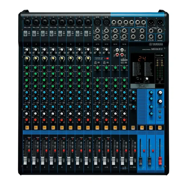 Mezclador 16 Canales Yamaha MG16XU con USB y FX