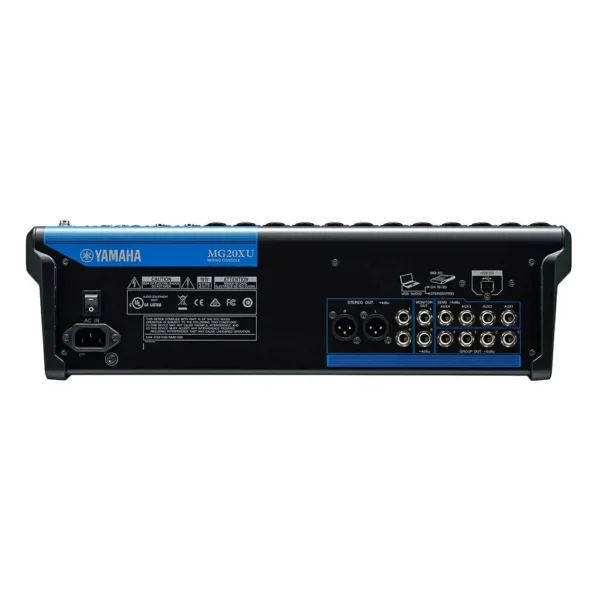 Mezcladora Análoga Yamaha MG20XU 16 Canales con USB y Efectos