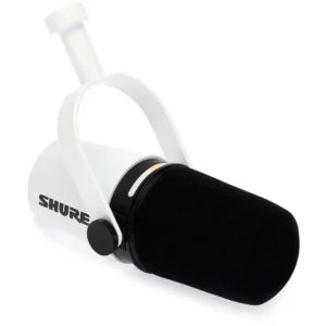 Micrófono SHURE MV7+-W para podcast USB-C/XLR