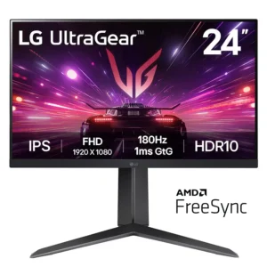Monitor Gamer LG UltraGear 24GS65F-B IPS 24" FHD 180Hz 1ms (GtG) HDR10