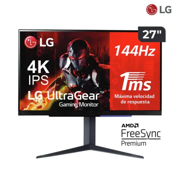Monitor Gamer LG UltraGear 27GR93U 27" UHD 4K IPS 144Hz 1ms