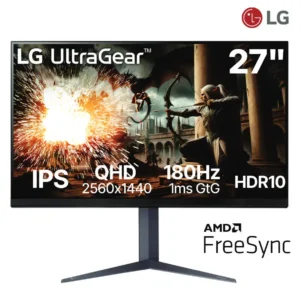 Monitor Gamer LG UltraGear 27GS75Q-B 27" QHD IPS 180Hz HDR10